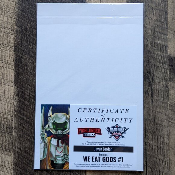 We Eat Gods #1 Comic Book Variant Foil Cover - Picture 4 of 5